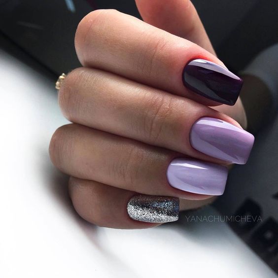 Wrzosowy manicure