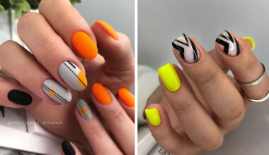 Pomysły na neonowy manicure - 17 inspiracji na neonowe hybrydy